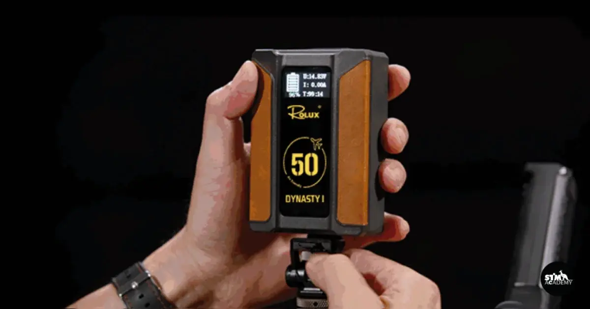 Rolux Dynasty 50S แบต USB C V Mount Battery คู่กระเป๋าช่างภาพ-The Digital STM Company Limited