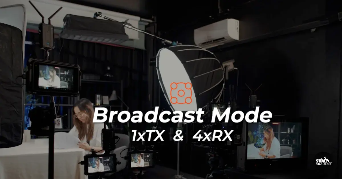 วิธีส่งสัญญานภาพแบบ 1 ต่อ 4 กับระบบ Broadcast ใน Hollyland Pyro H-The Digital STM Company Limited