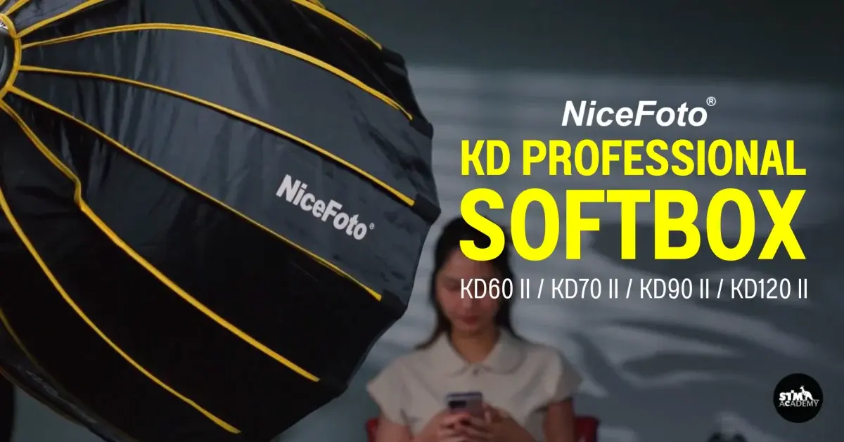 Nicefoto KD Softbox มีหลายไซซ์ ใช้ได้ทุกงาน พร้อมเทียบความแตกต่างทั้ง 4 ขนาด-The Digital STM Company Limited