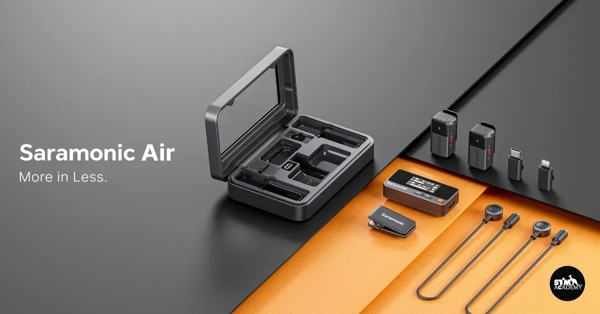Saramonic Air ไมค์ไวเลสเสียงดี ฟีเจอร์ครบ จบในตัวเดียว-The Digital STM Company Limited