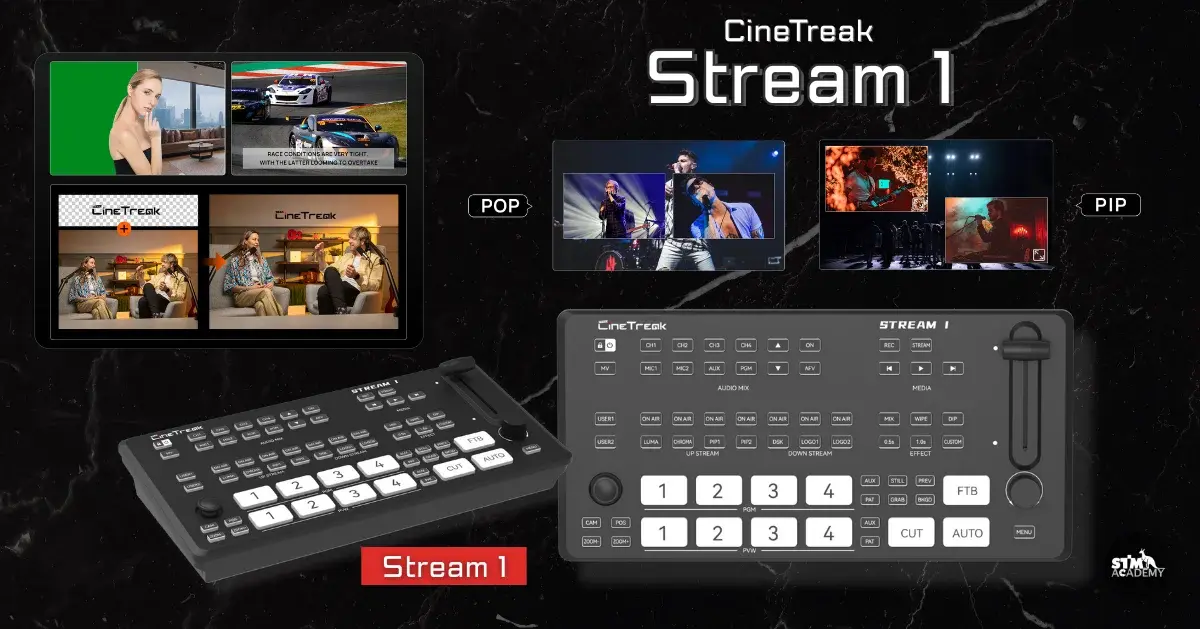 Cinetrek Stream 1 หมดเวลาลองผิดลองถูก เมื่อการไลฟ์ไม่ควรต้องลุ้นทุกครั้ง-The Digital STM Company Limited
