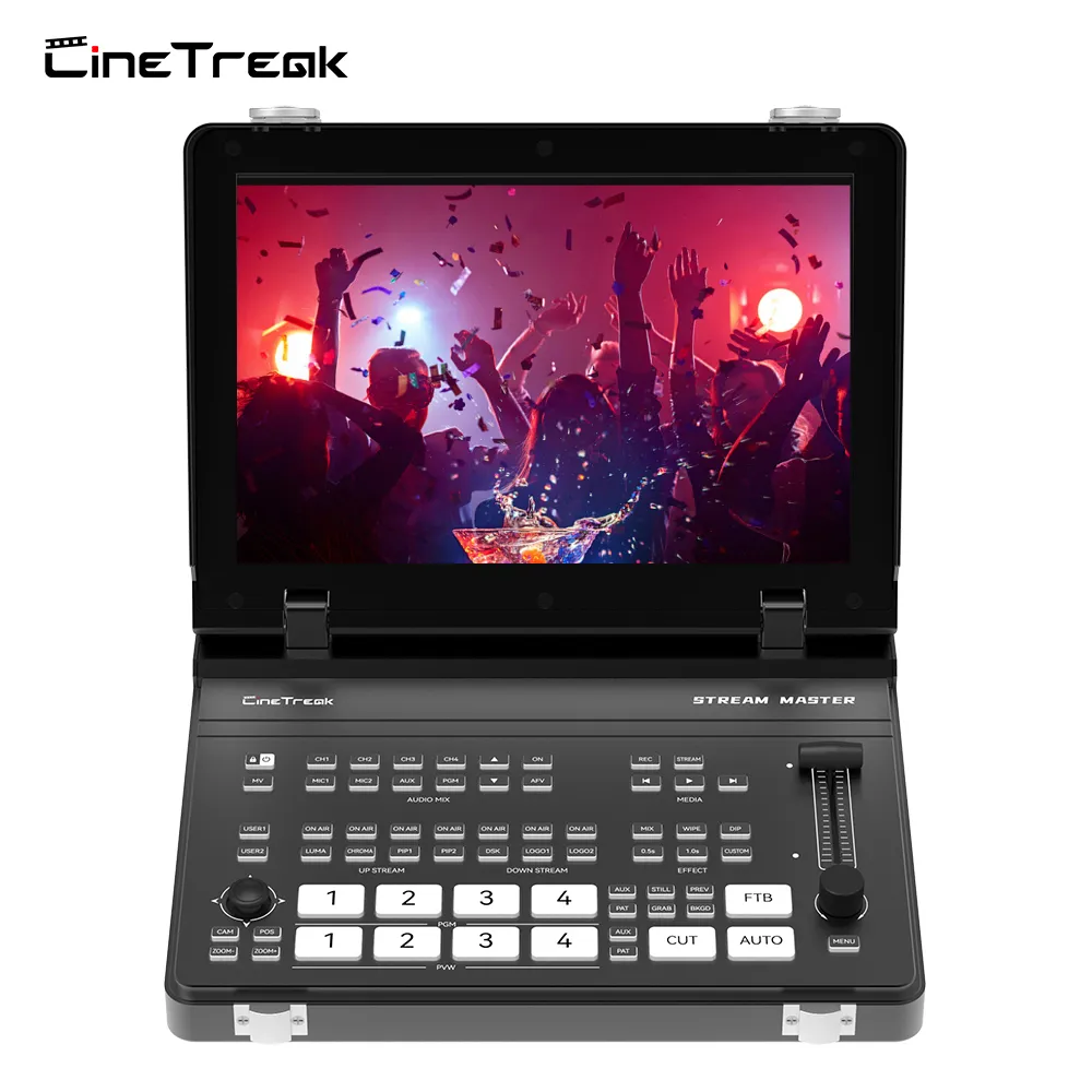 Cinetreak Stream Master Live Streaming Switcher - วิดีโอสวิตเชอร์ พร้อมหน้าจอ 10 นิ้ว-The Digital STM Company Limited