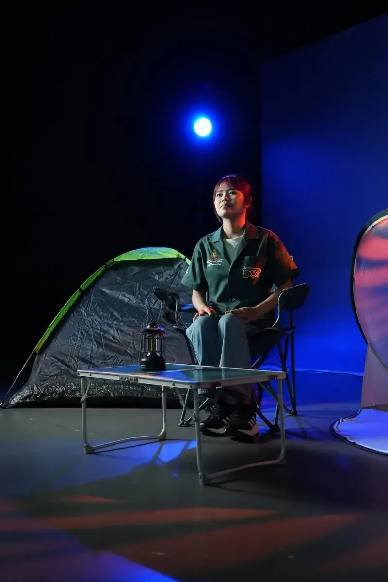ฉาก Camping Cinematic Shot มุมต่ำ ด้วย Sony FX2