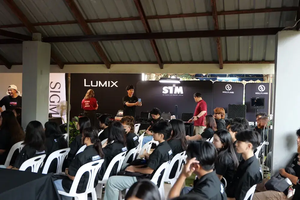 บรรยากาศการบรรยาย Cinematography ในงานอบรมเชิงปฏิบัติการ ภาพยนตร์สั้น มหาวิทยาลัยมหาสารคาม