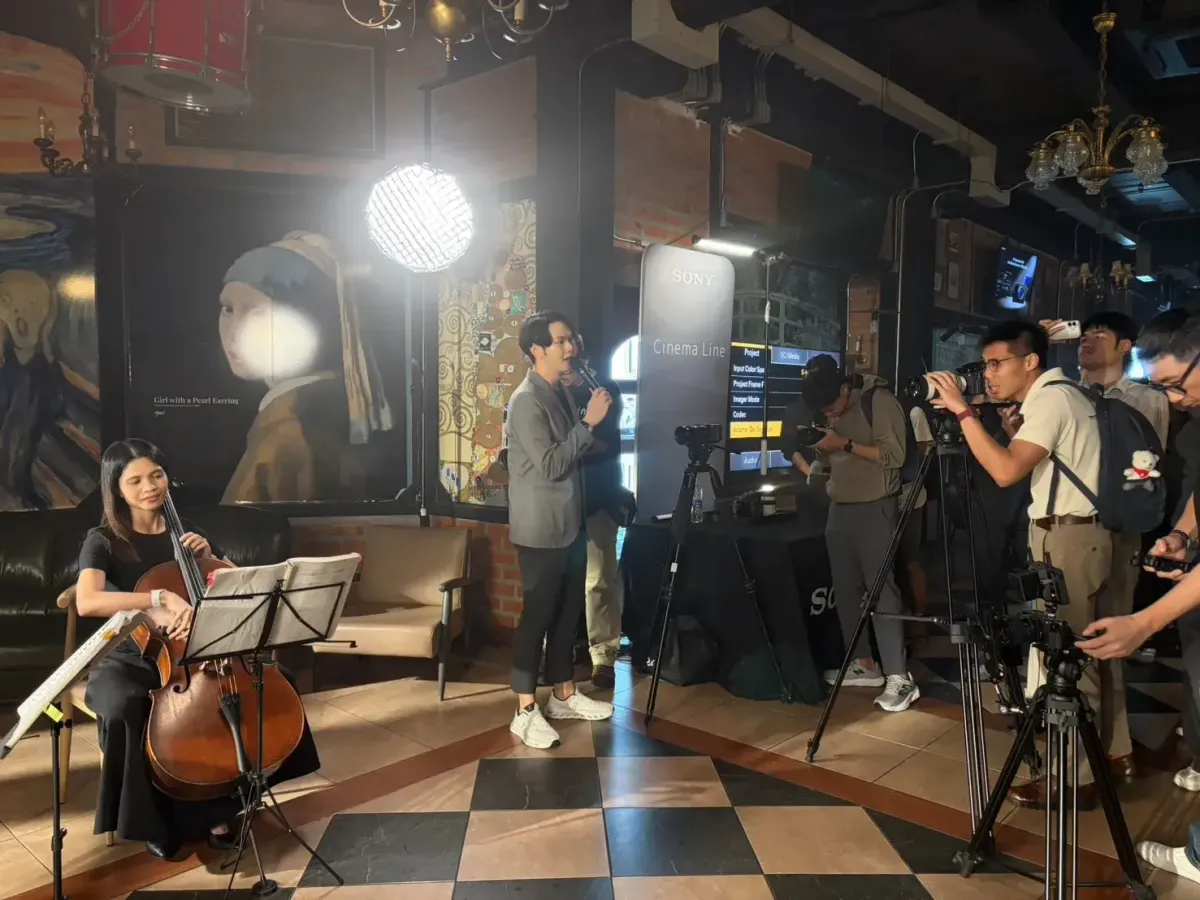 ทดสอบถ่ายภาพด้วยกล้อง SONY Cinema Line ในงาน