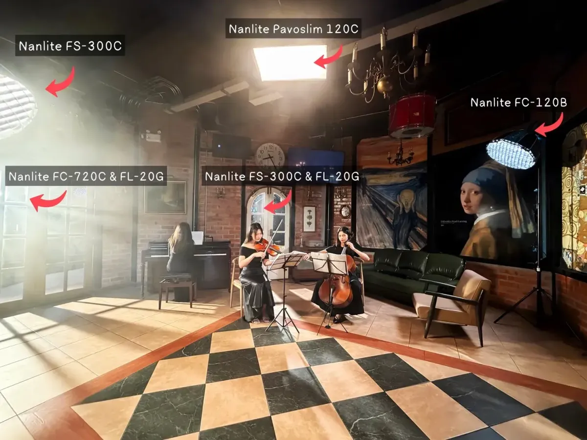 เบื้องหลังการเซ็ตไฟ Nanlite สำหรับงาน SONY FX5