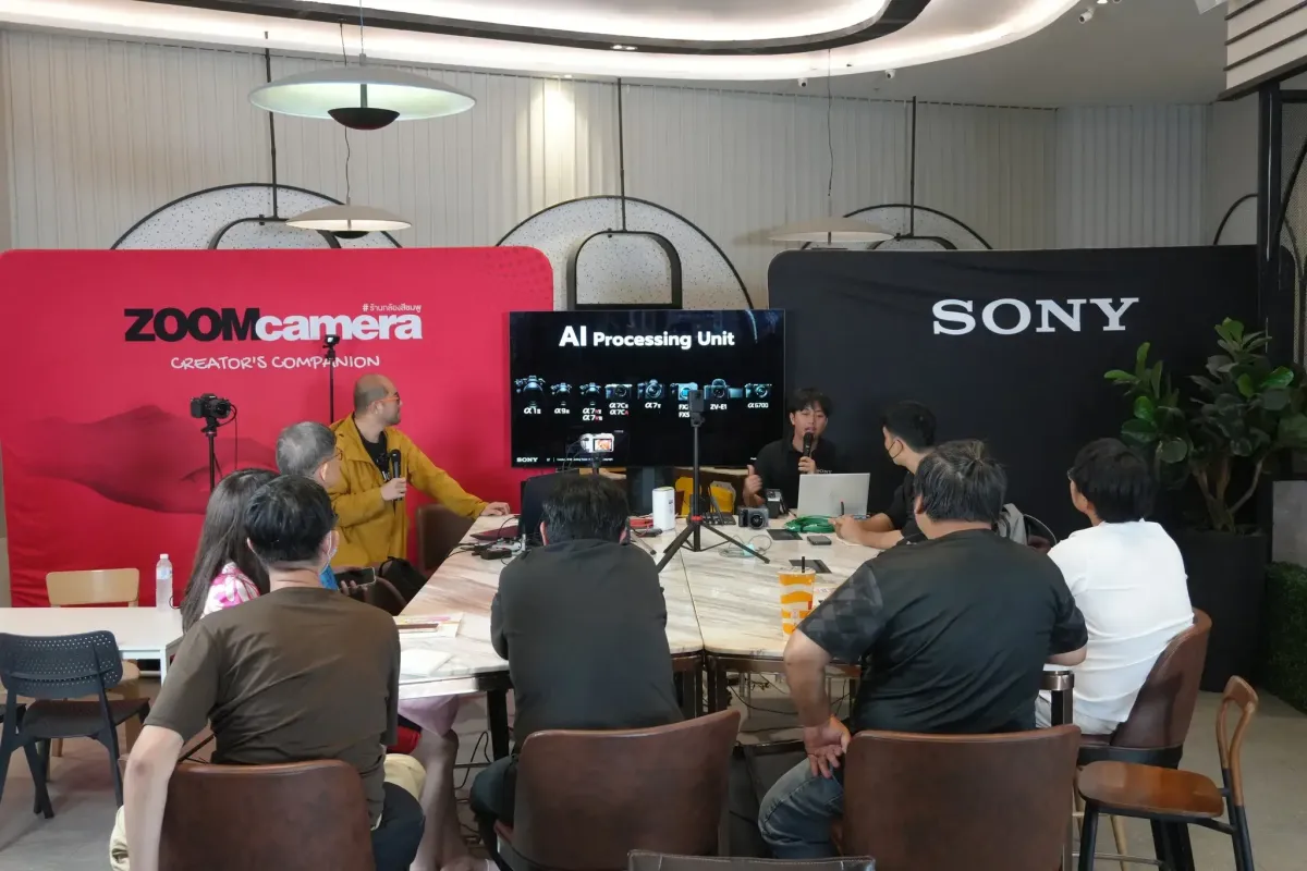 Live สาระ Workshop by Digital STM ภาพบรรยากาศ 01 ร่วมกับ Zoom Camera และ Sony