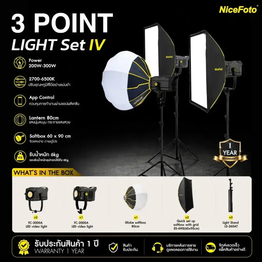 3 Point Light Set IV